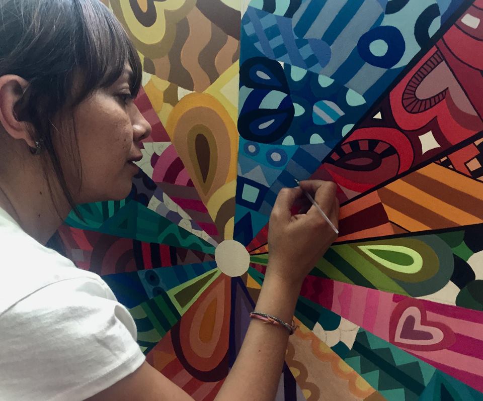 Portrait of Claudia Arriola, artist at Latin America Gallery