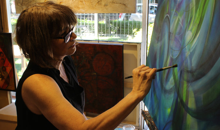 Portrait of Irasema Hernandez, artist at Latin America Gallery