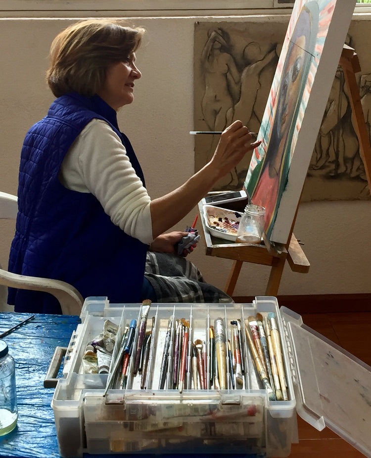 Portrait of Maria Dolores Torre, artist at Latin America Gallery