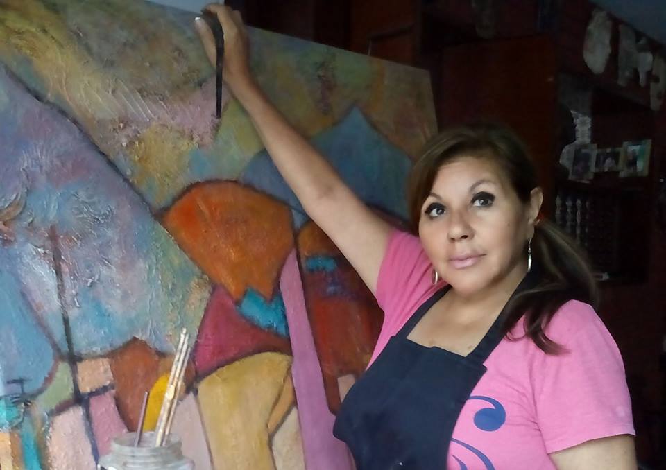 Portrait of Marita Palomino, artist at Latin America Gallery