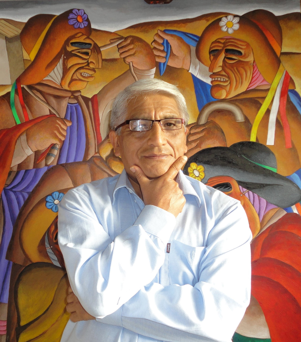 Portrait of Victor Salvador, artist at Latin America Gallery
