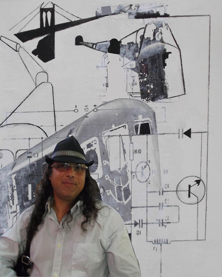 Portrait of Victor Varela, artist at Latin America Gallery